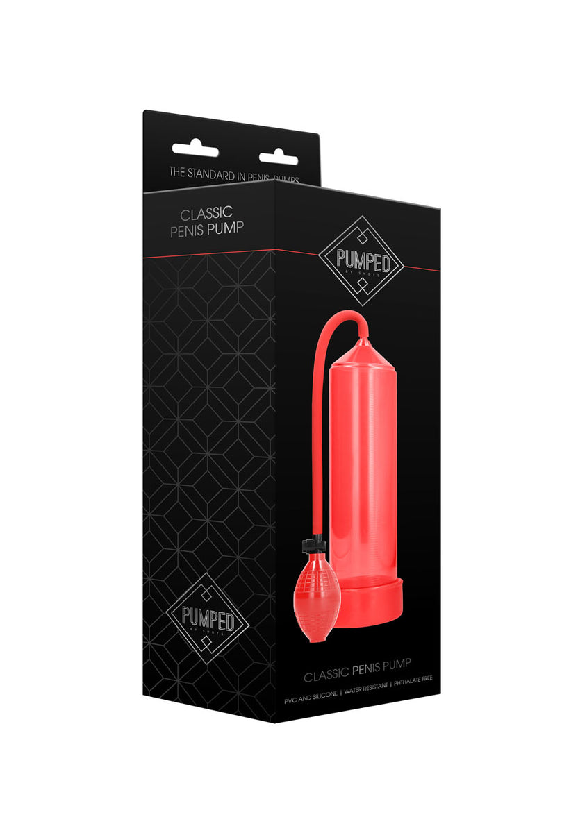 Classic Penis Pump - Red Shots Pumped