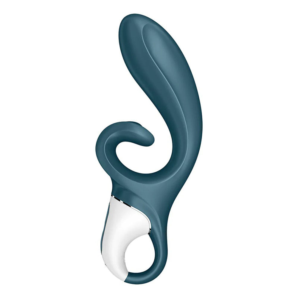 Hug Me - Rabbit Vibrator - Grey/blue Sale Specials