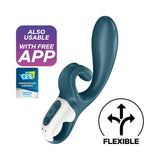 Hug Me - Rabbit Vibrator - Grey/blue Sale Specials