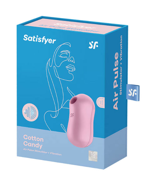 Satisfyer Cotton Candy - Air Pulse Stimulator Plus Vibrator - Lilac Sale Specials