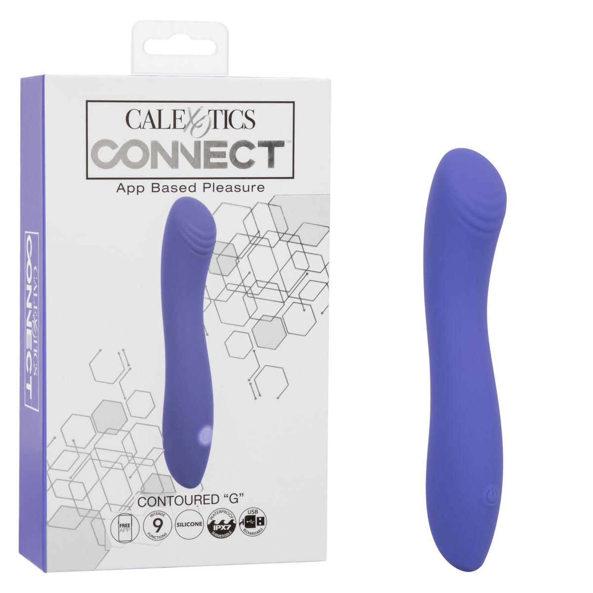 Calexotics Connect Contoured "G" - Periwinkle CalExotics