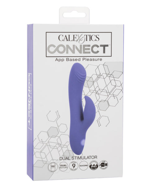 Calexotics Connect Dual Stimulator - Periwinkle CalExotics