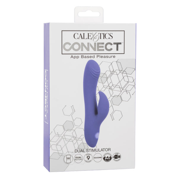 Calexotics Connect Dual Stimulator - Periwinkle CalExotics