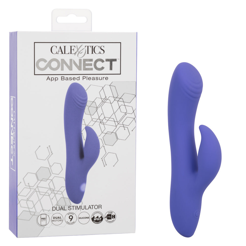 Calexotics Connect Dual Stimulator - Periwinkle CalExotics