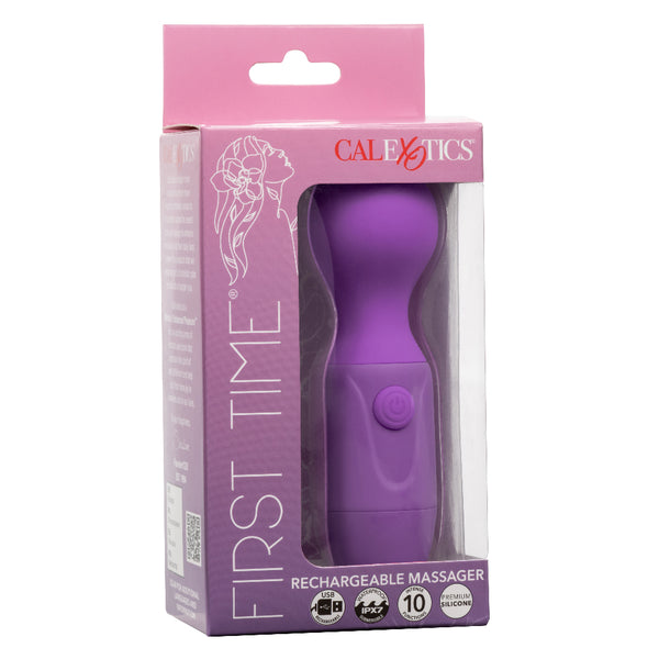 First Time Rechargeable Massager - Purple CalExotics