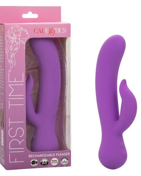 First Time Rechargeable Pleaser - Purple CalExotics