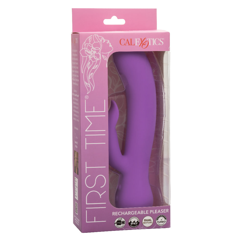 First Time Rechargeable Pleaser - Purple CalExotics