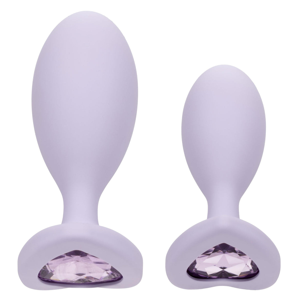 Love Crystal Booty Duo - Purple CalExotics