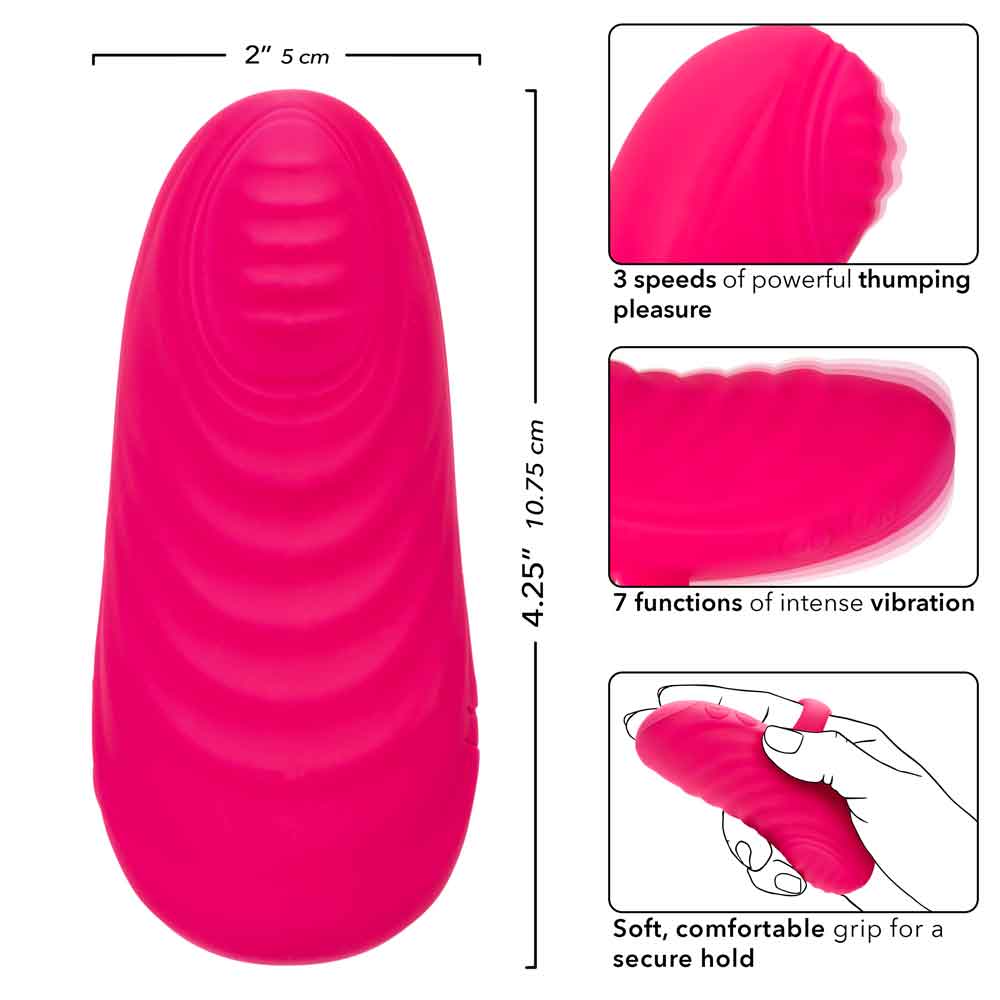 Envy Handheld Thumping Massager - Pink CalExotics