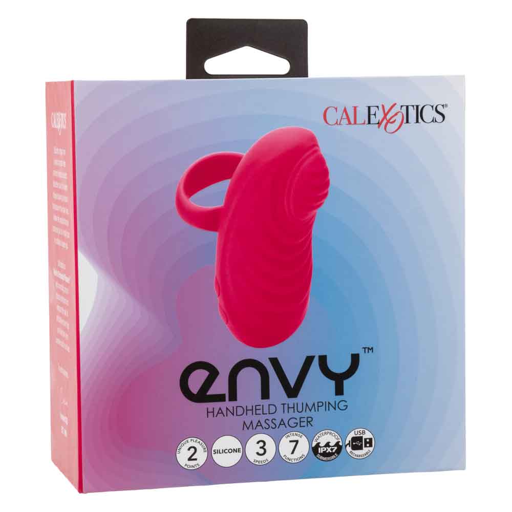 Envy Handheld Thumping Massager - Pink CalExotics