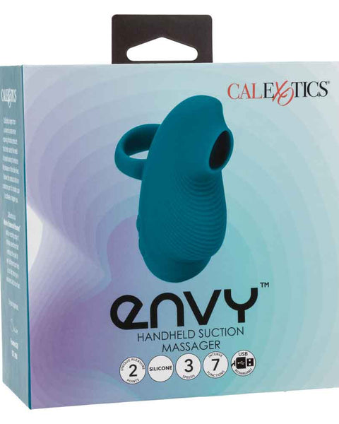 Envy Handheld Suction Massager - Blue CalExotics