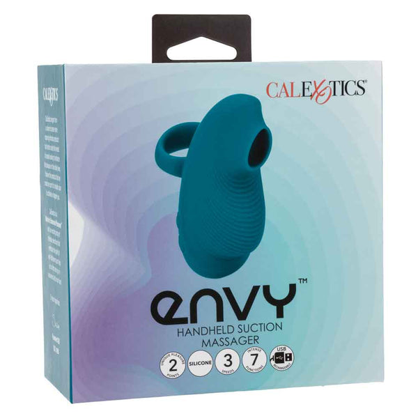 Envy Handheld Suction Massager - Blue CalExotics