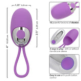 Turbo Buzz Bullet With Removable Silicone Sleeve - Purple CalExotics