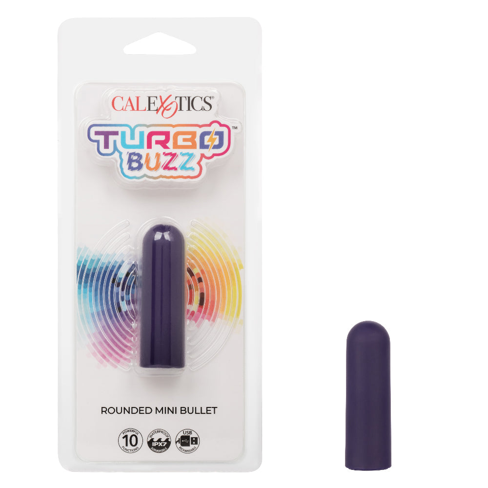 Turbo Buzz Rounded Mini Bullet - Purple CalExotics