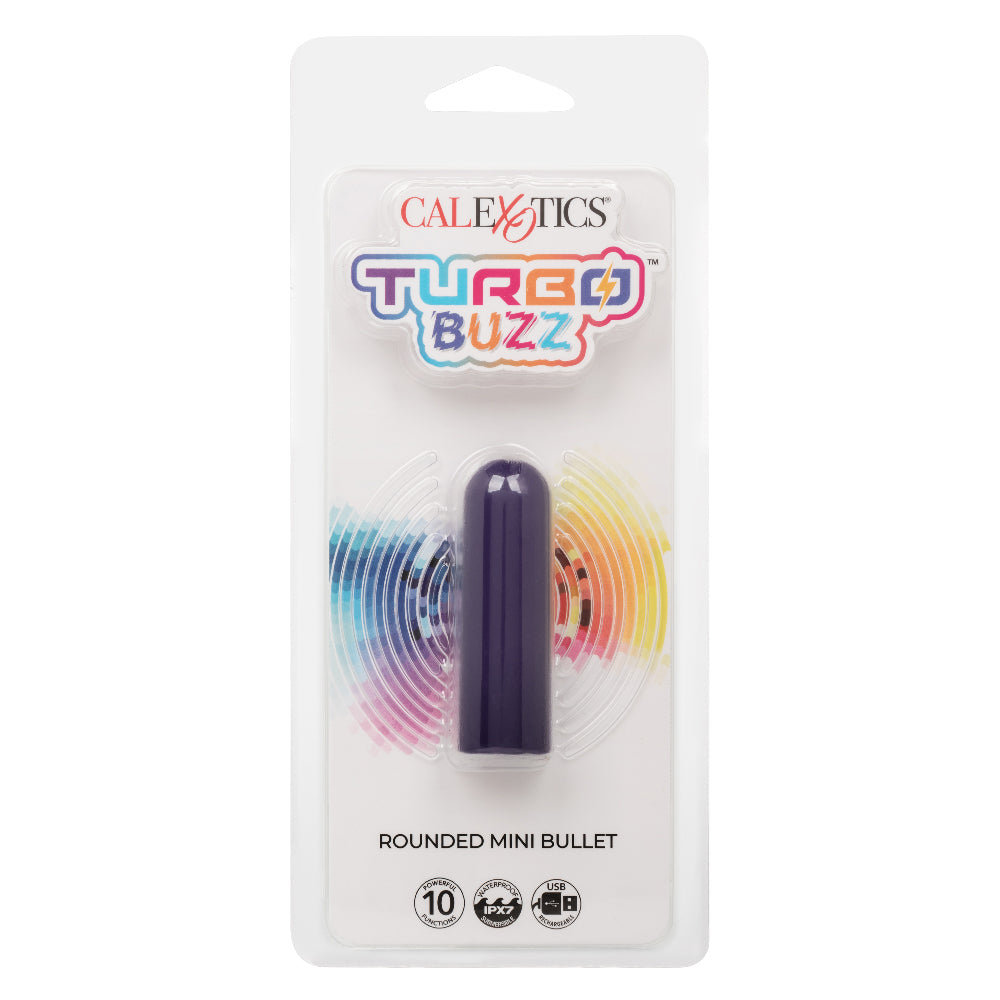 Turbo Buzz Rounded Mini Bullet - Purple CalExotics