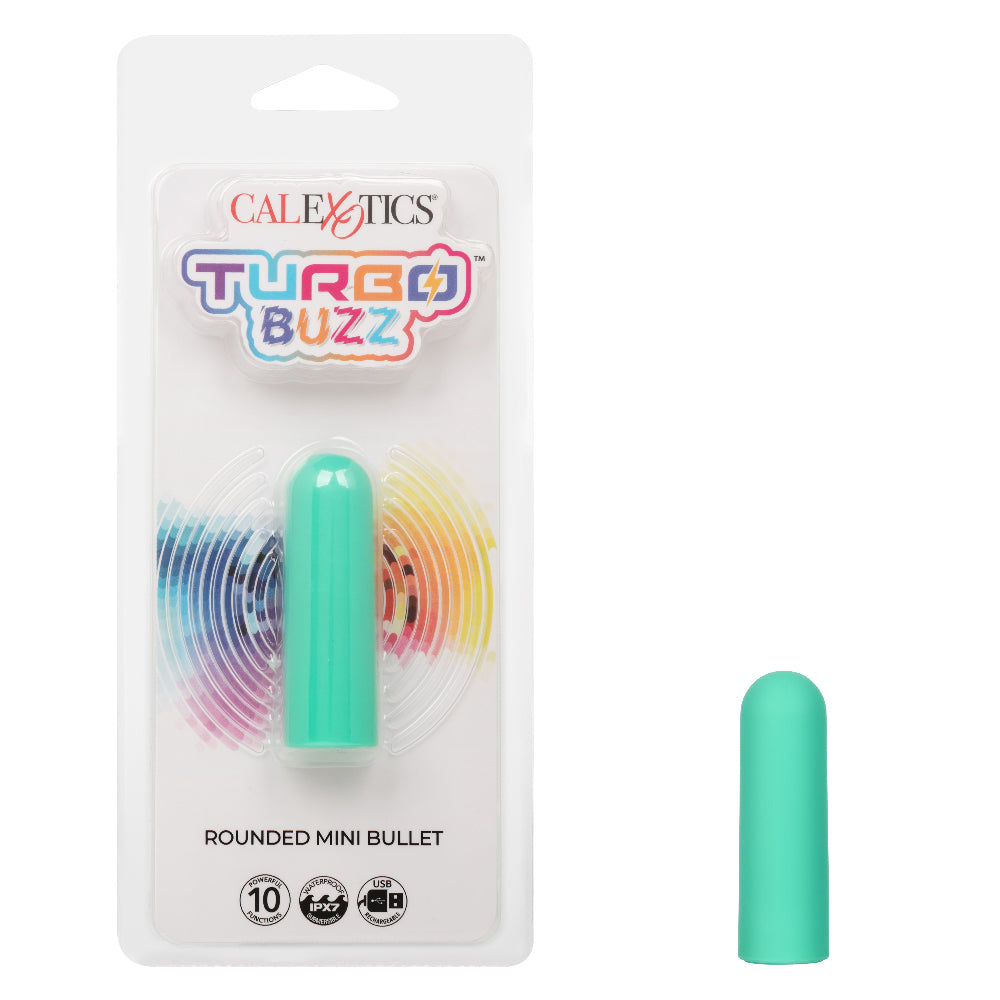 Turbo Buzz Rounded Mini Bullet - Green CalExotics