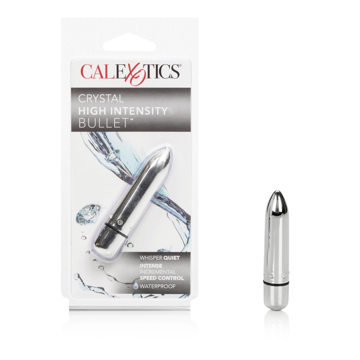 Crystal High Intensity Bullet - Silver CalExotics