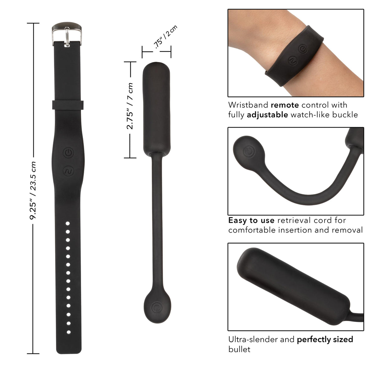 Wristband Remote Petite Bullet CalExotics