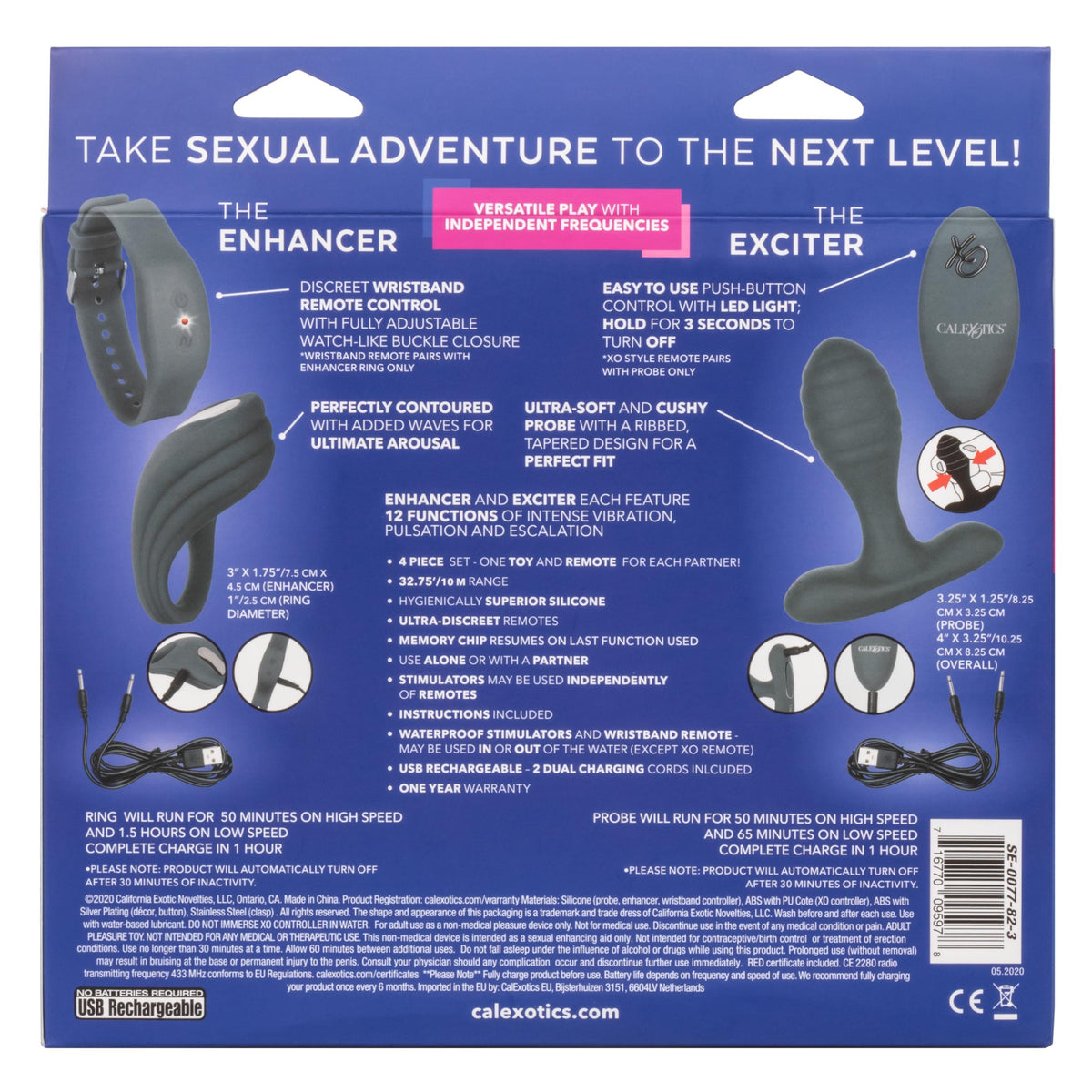 Silicone Remote Adventure Set CalExotics