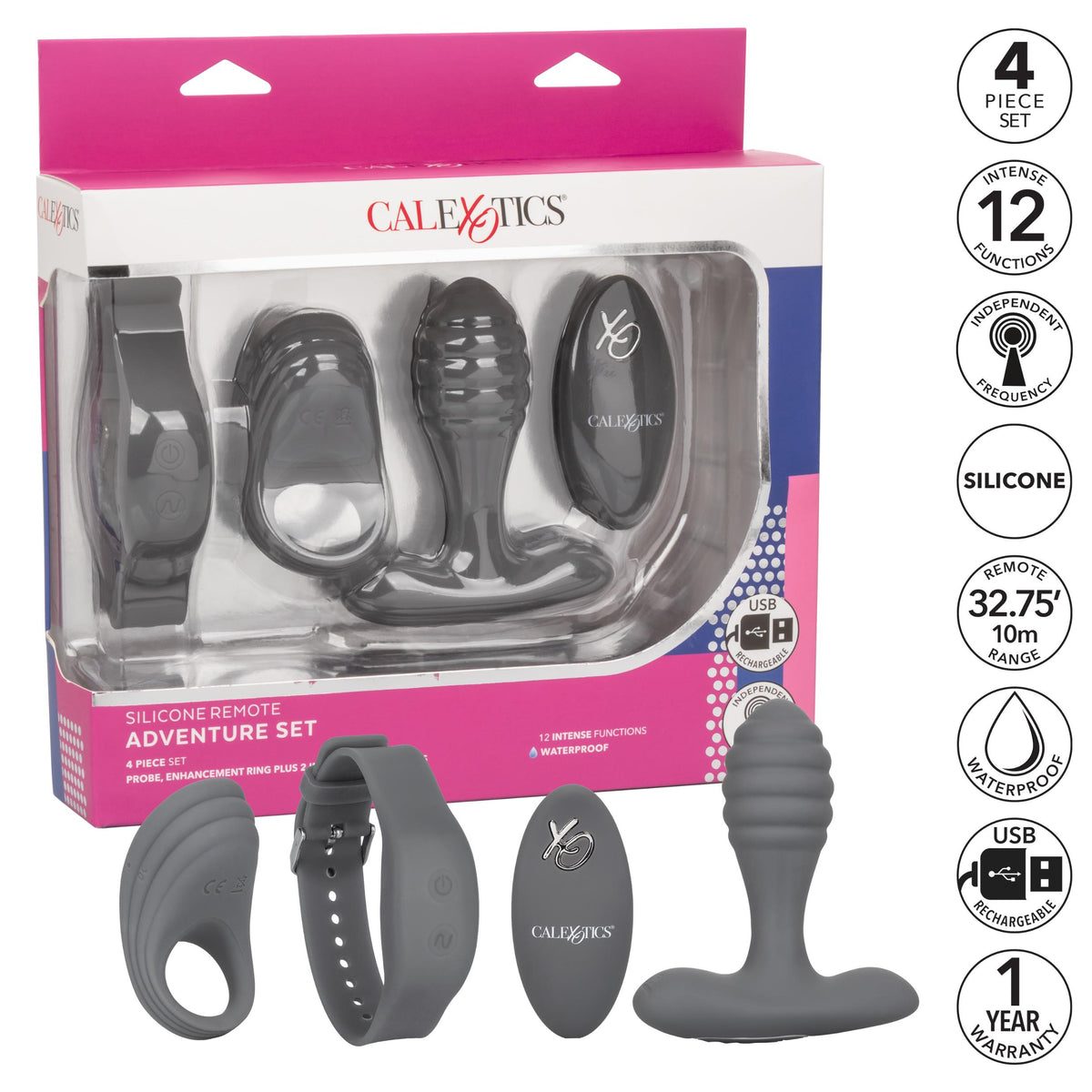 Silicone Remote Adventure Set CalExotics