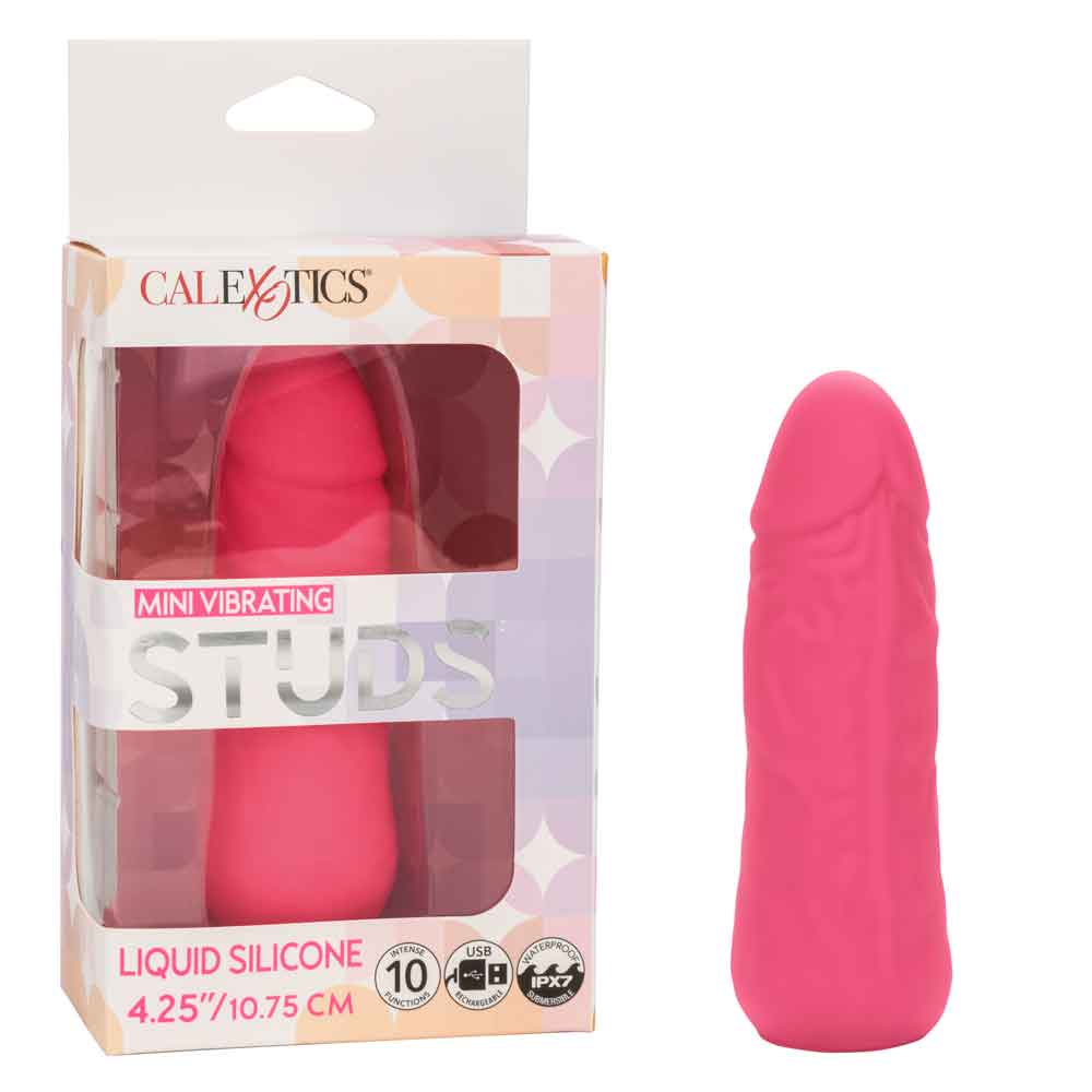 Mini Vibrating Studs - Pink CalExotics