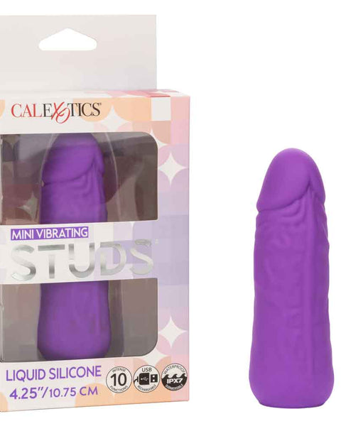 Mini Vibrating Studs - Purple CalExotics