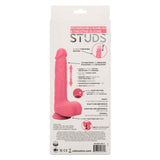 Rechargeable Rumbling and Thrusting Silicone Studs - Pink CalExotics