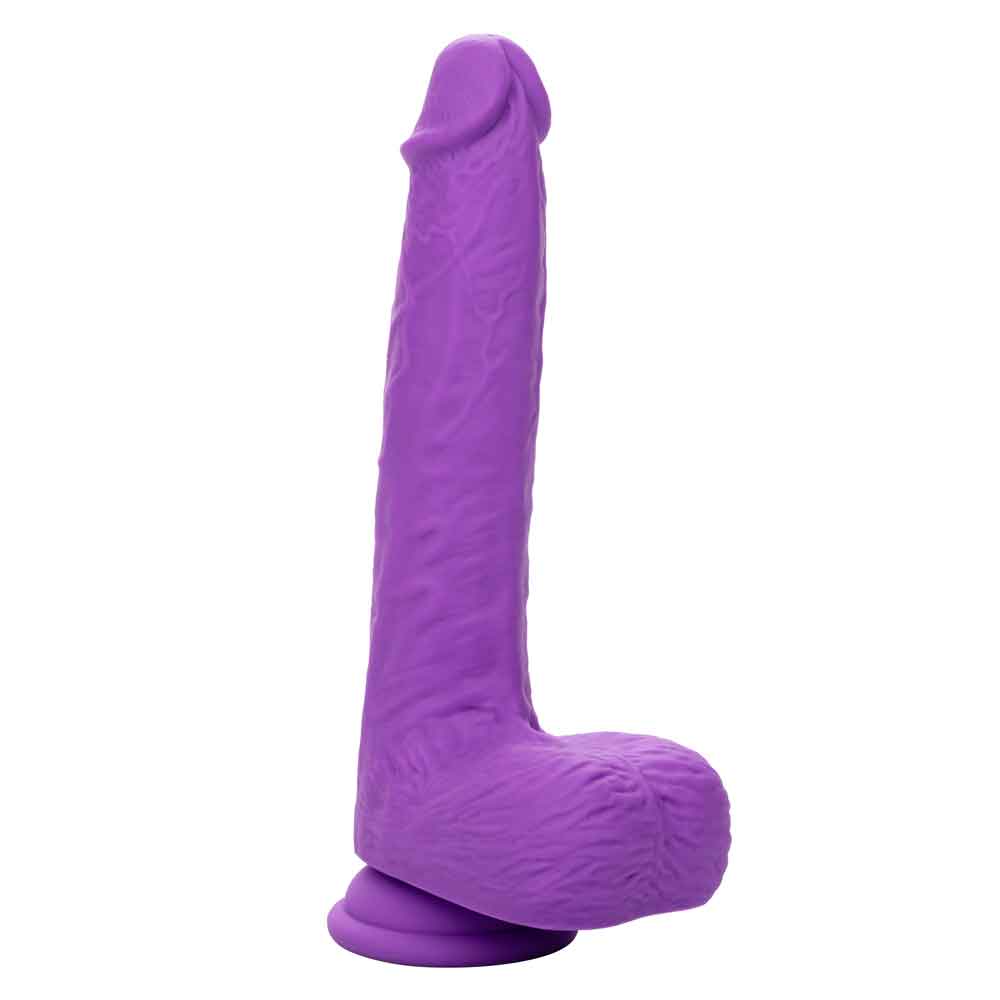 Rechargeable Gyrating and Thrusting Silicone Studs - Purple CalExotics