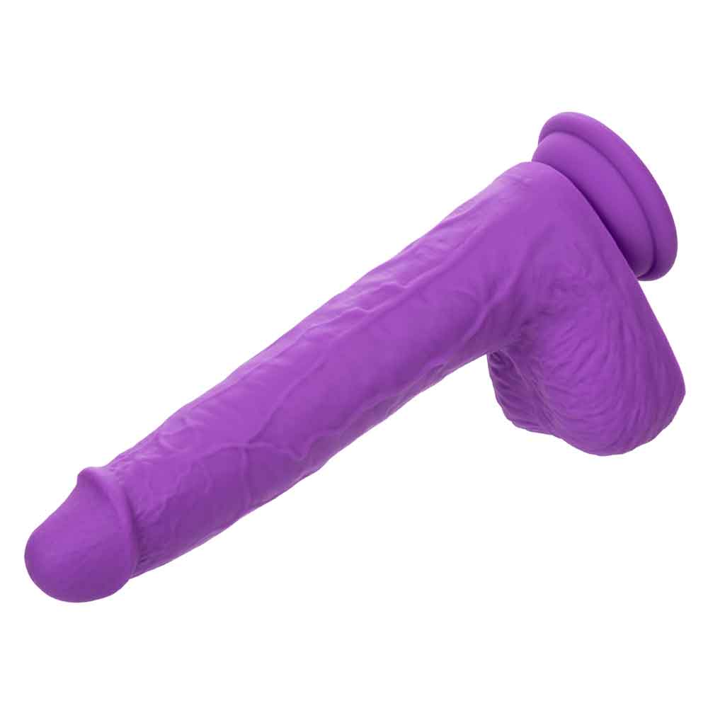 Rechargeable Gyrating and Thrusting Silicone Studs - Purple CalExotics