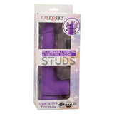 Rechargeable Gyrating and Thrusting Silicone Studs - Purple CalExotics