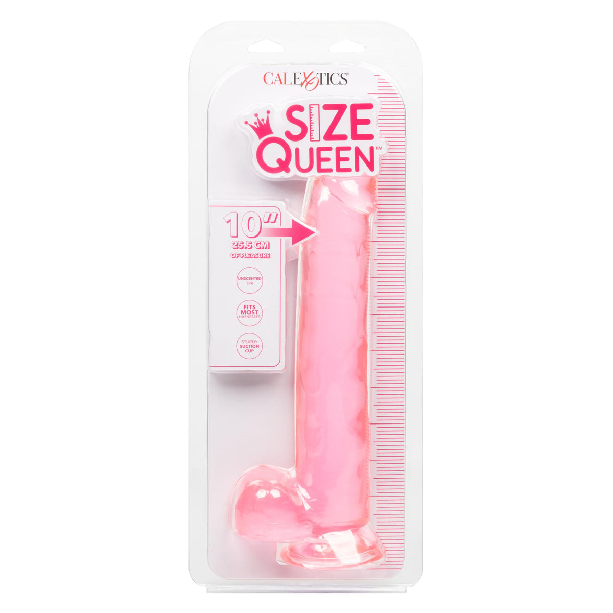 Size Queen 10 inch/25.5 Cm - Pink CalExotics