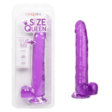 Size Queen 10  Inch - 25.5cm - Purple CalExotics