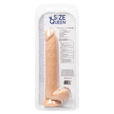 Size Queen 10 inch/25.5 Cm - Ivory CalExotics