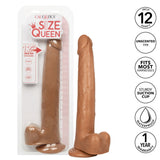 Size Queen 12 inch/30.5 Cm - Brown CalExotics