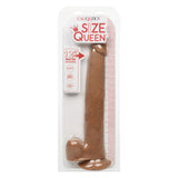 Size Queen 12 inch/30.5 Cm - Brown CalExotics