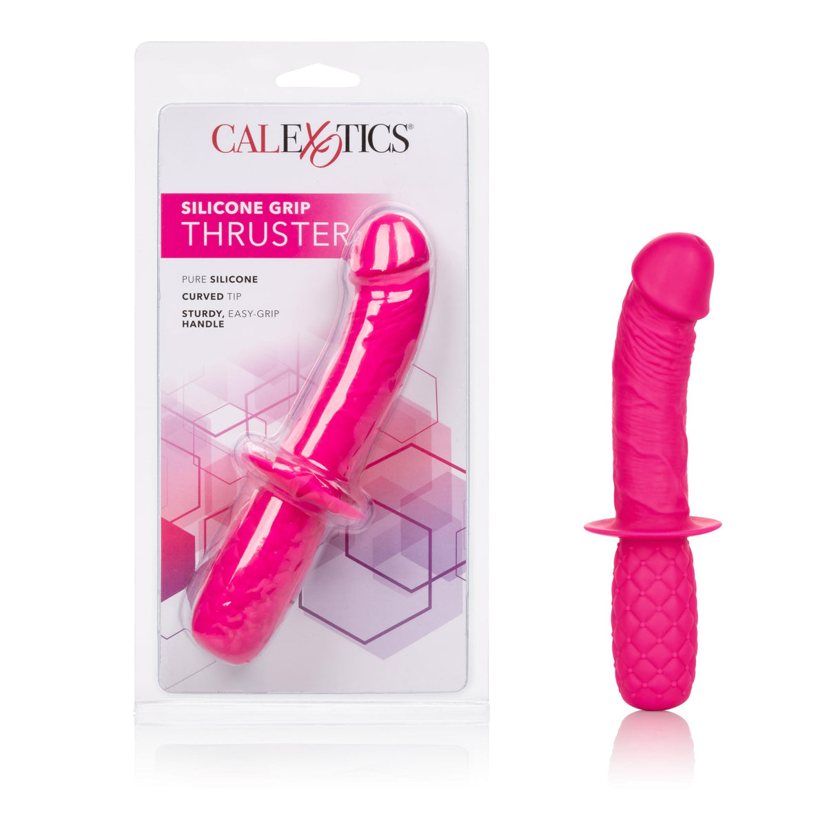 Silicone Grip Thruster - Pink CalExotics