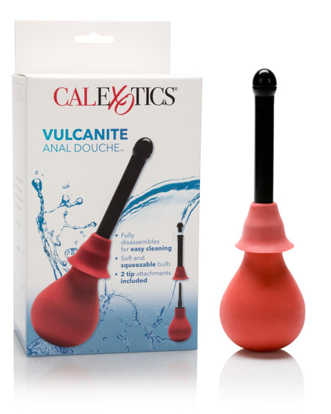 Vulcanite Anal Douche With Attachement CalExotics