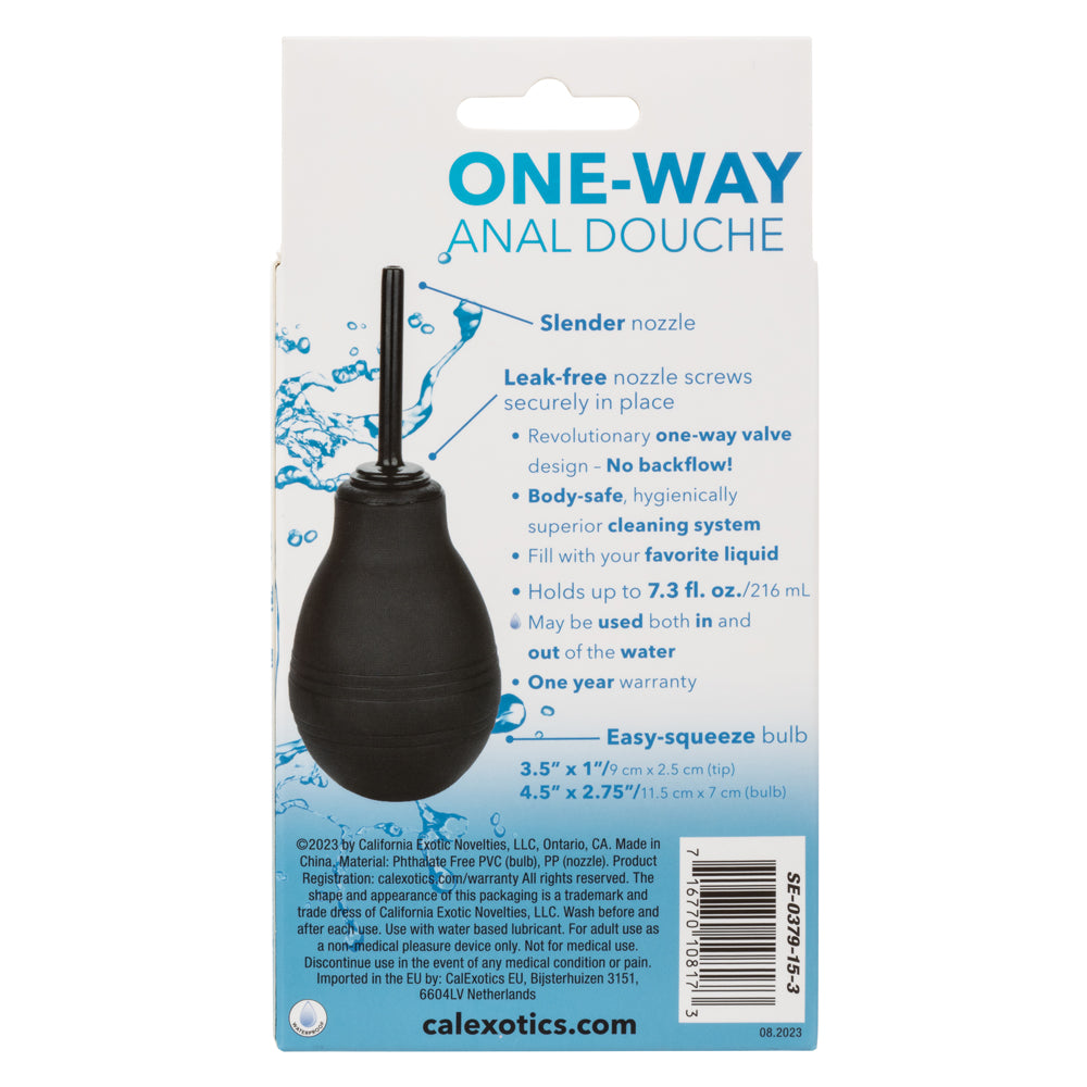 One Way Anal Douche - Black CalExotics