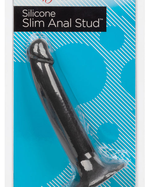 Silicone Slim Anal Stud - Black CalExotics