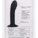 Silicone Curved Anal Stud - Black CalExotics