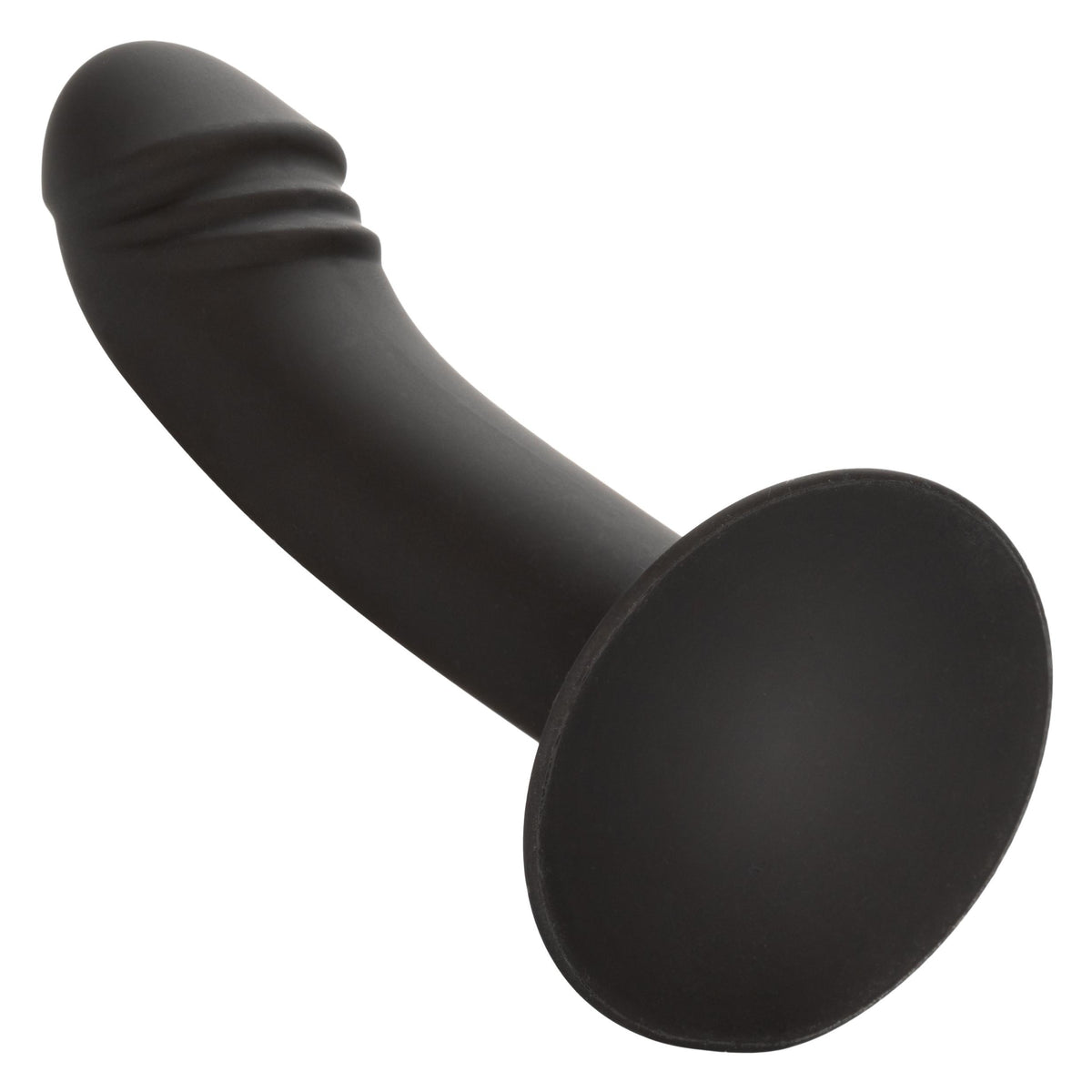 Silicone Curved Anal Stud - Black CalExotics