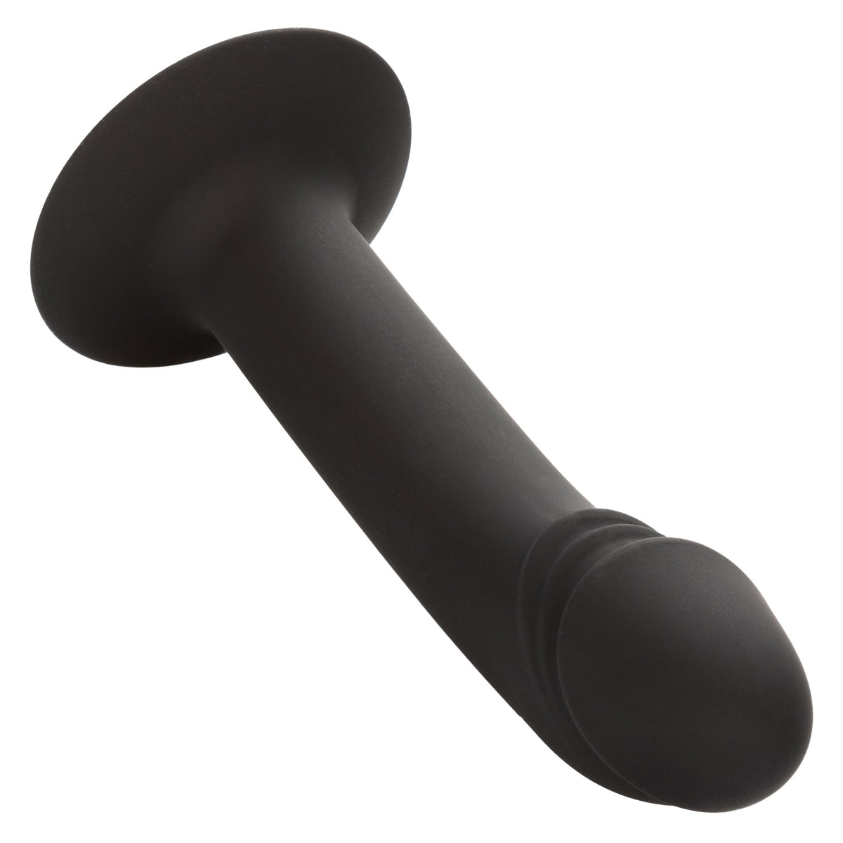 Silicone Curved Anal Stud - Black CalExotics