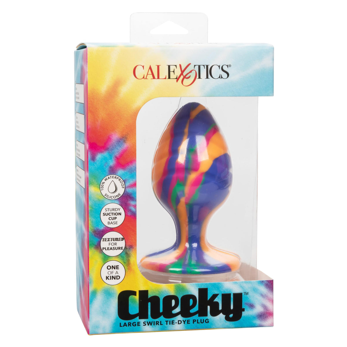 Cheeky Large Swirl Tie-Dye Plug CalExotics