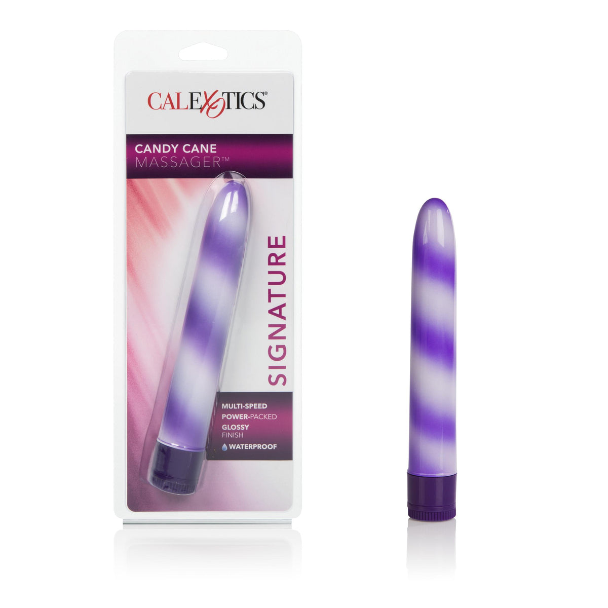 Candy Cane Massager - Purple CalExotics