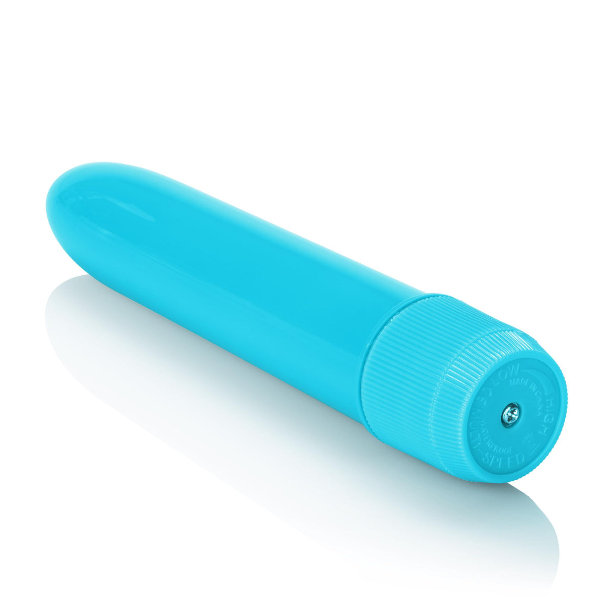 Mini Neon Multi-Speed Vibe 4.5 Inches - Blue CalExotics