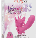 Venus Butterfly Silicone Remote Pulsating Venus G  - Pink CalExotics