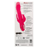 Jack Rabbit Signature Heated Silicone Triple  Fantasy Rabbit - Pink CalExotics