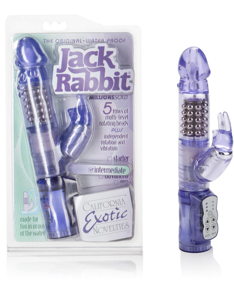 Waterproof Jack Rabbit 5 Rows - Purple CalExotics