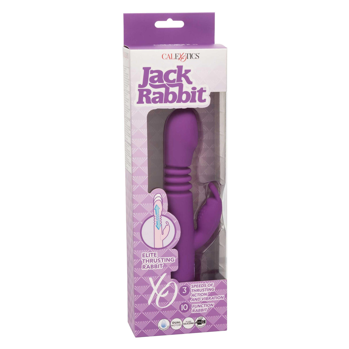 Jack Rabbit Elite Thrusting Rabbit - Purple CalExotics