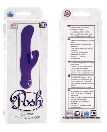 Posh Silicone Double Dancer - Purple CalExotics